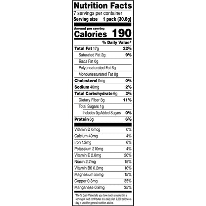 Nut-Rition Heart Healthy Mix with Peanuts, Almonds, Pistachios, Pecans, Walnuts & Sea Salt, 7 Ct Packs