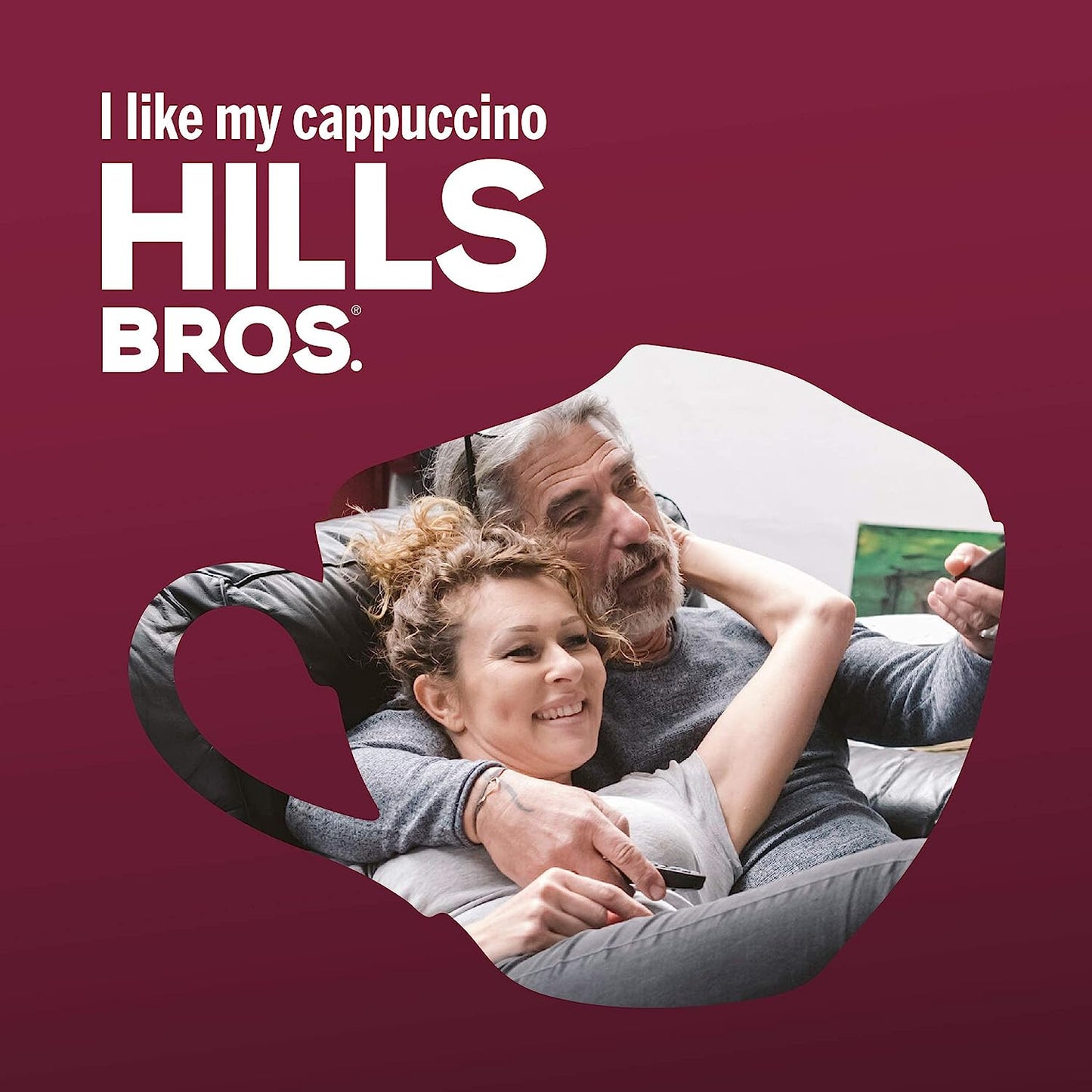 Hills Bros Instant Double Mocha Cappuccino Mix, Easy to Use, Enjoy Coffeehouse Flavor from Home, Frothy, Rich Chocolate, Brown, 16 Oz