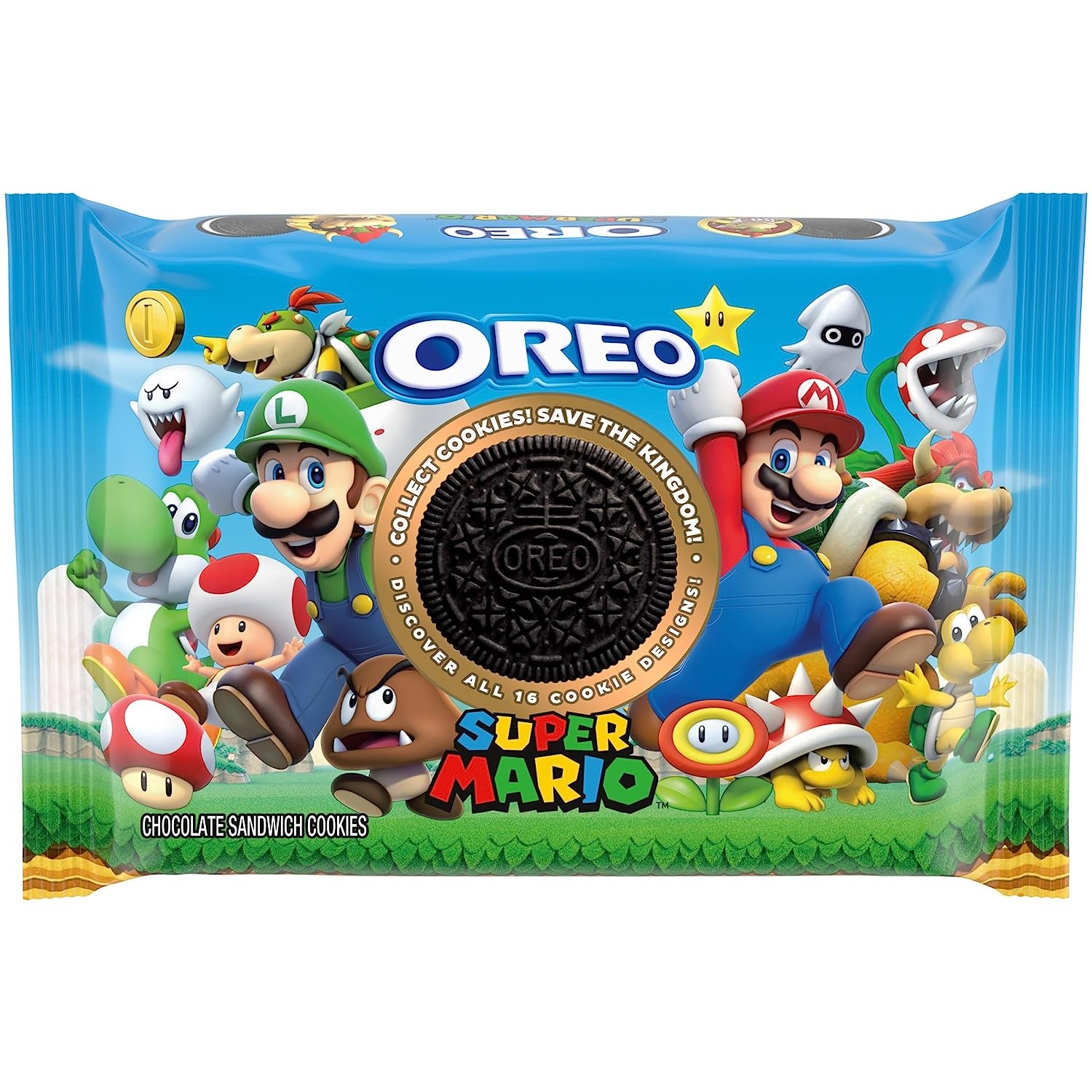 Super Mario™ OREO Chocolate Sandwich Cookies, Limited Edition, 12.2 Oz