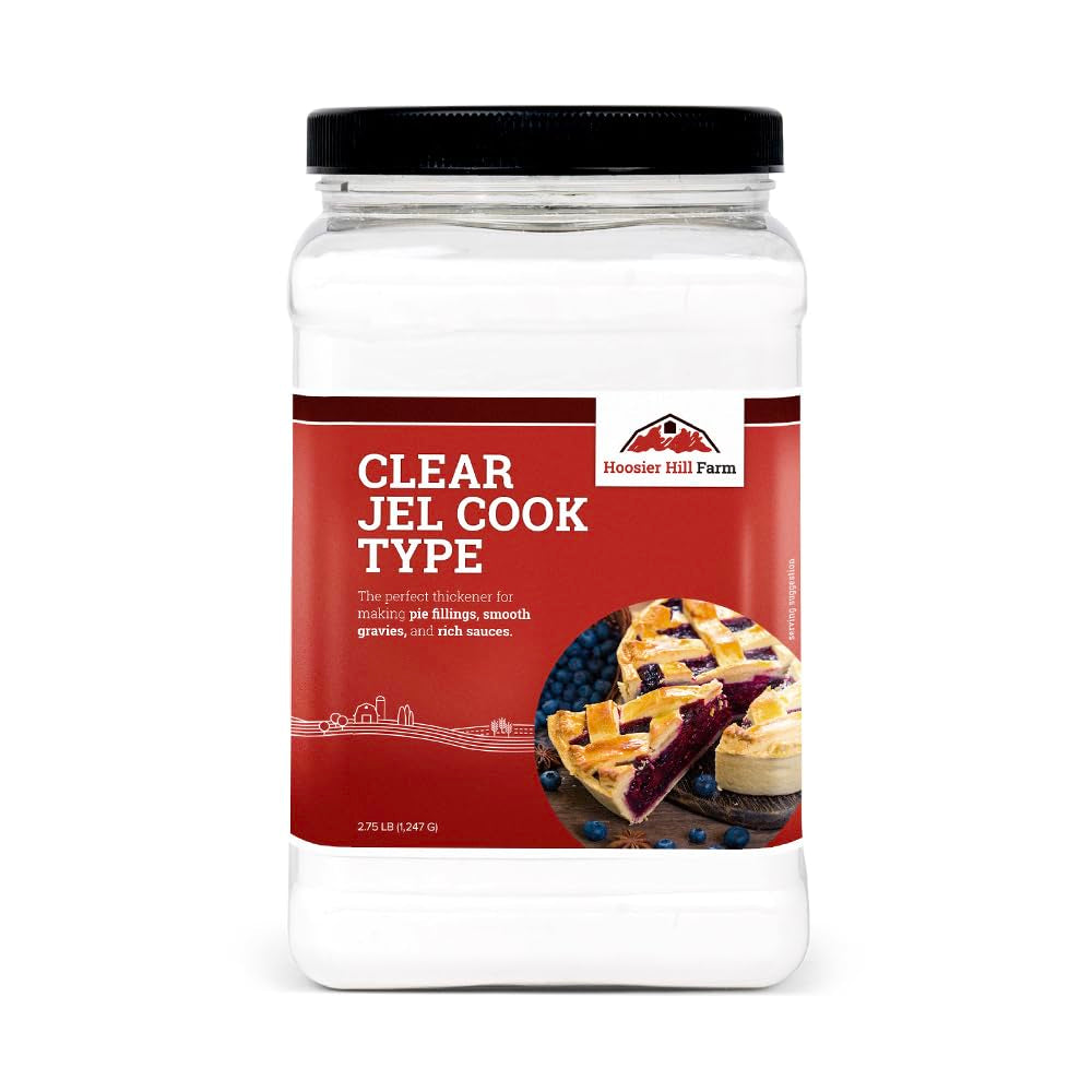 Clear Jel Tickener (Cook-Type) by Hoosier Hill Farm, 2.75LB (Pack of 1)