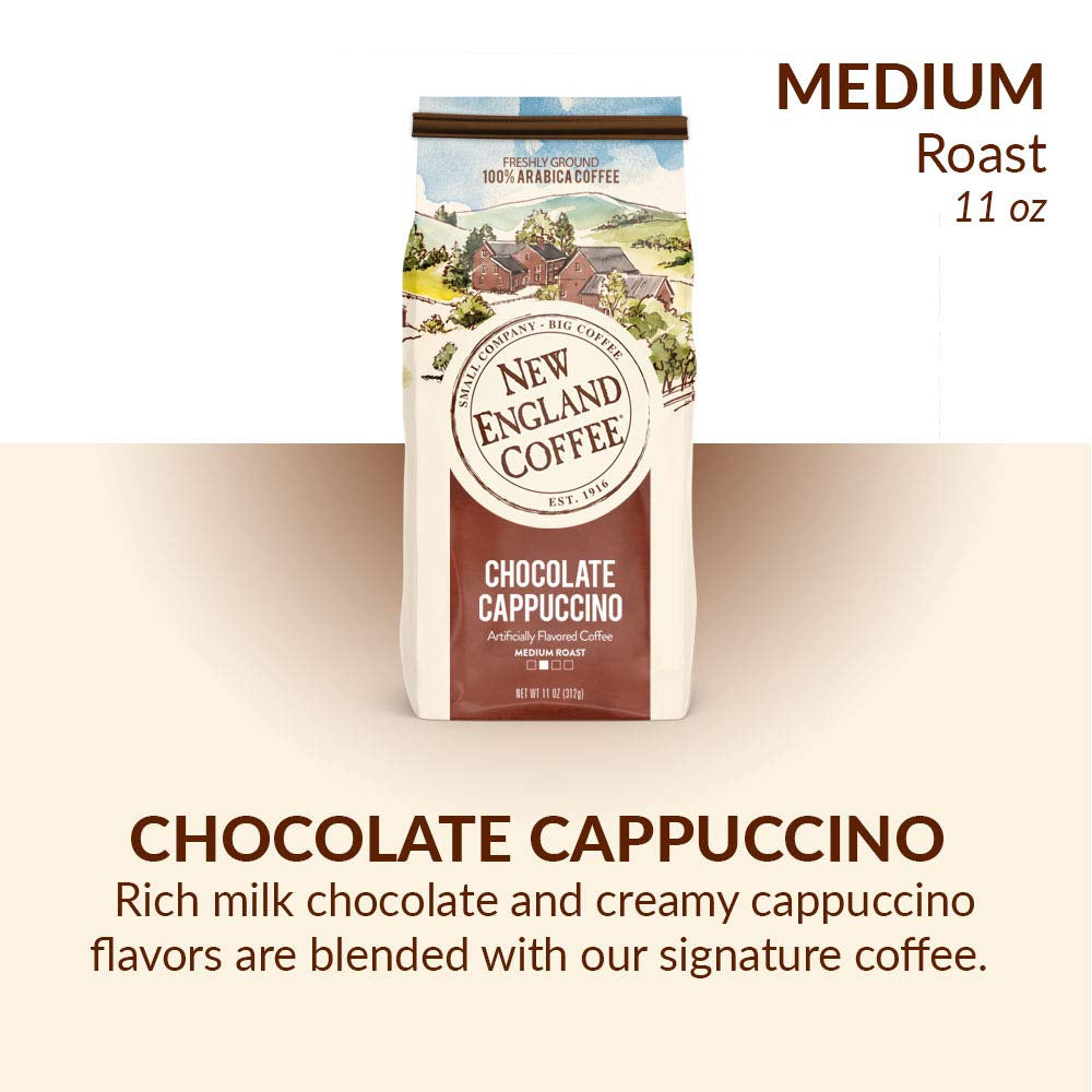 New England Coffee Chocolate Cappuccino, 11 Ounce (1 Count)