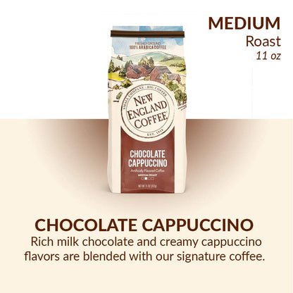 New England Coffee Chocolate Cappuccino, 11 Ounce (1 Count)