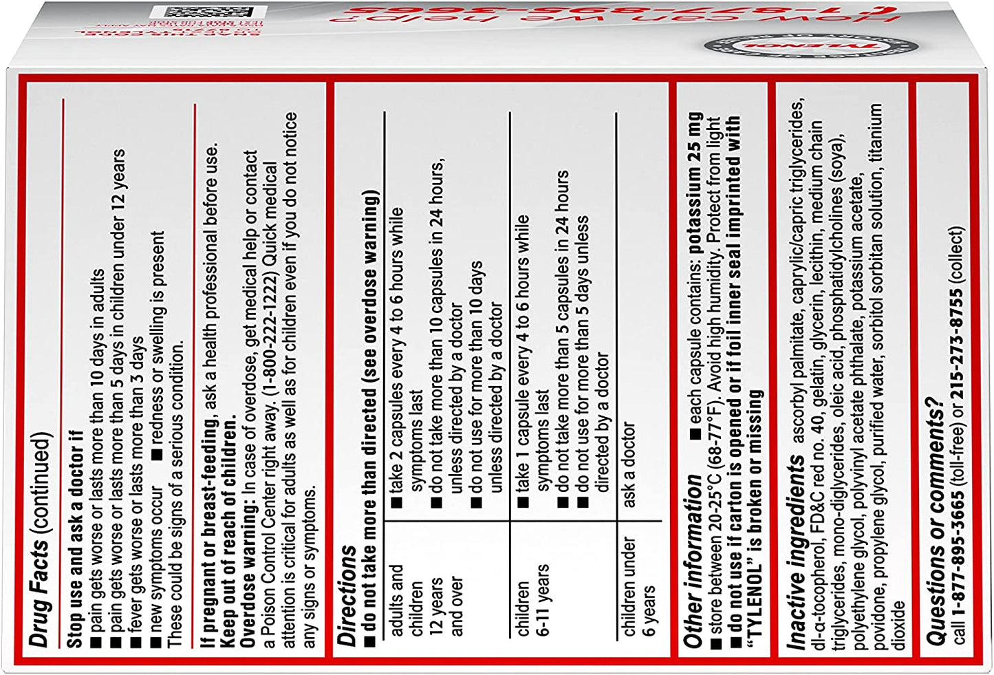 Tylenol Regular Strength Liquid Gels with 325 Mg Acetaminophen, Pain Reliever & Fever Reducer, 90 Ct