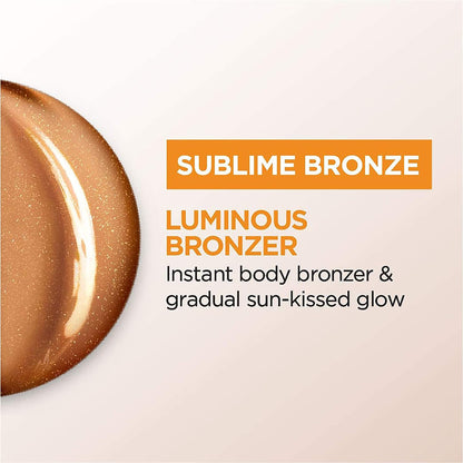 L’Oréal Paris Sublime Bronze Luminous Bronzer Self-Tanning Lotion, 6.7 Oz.