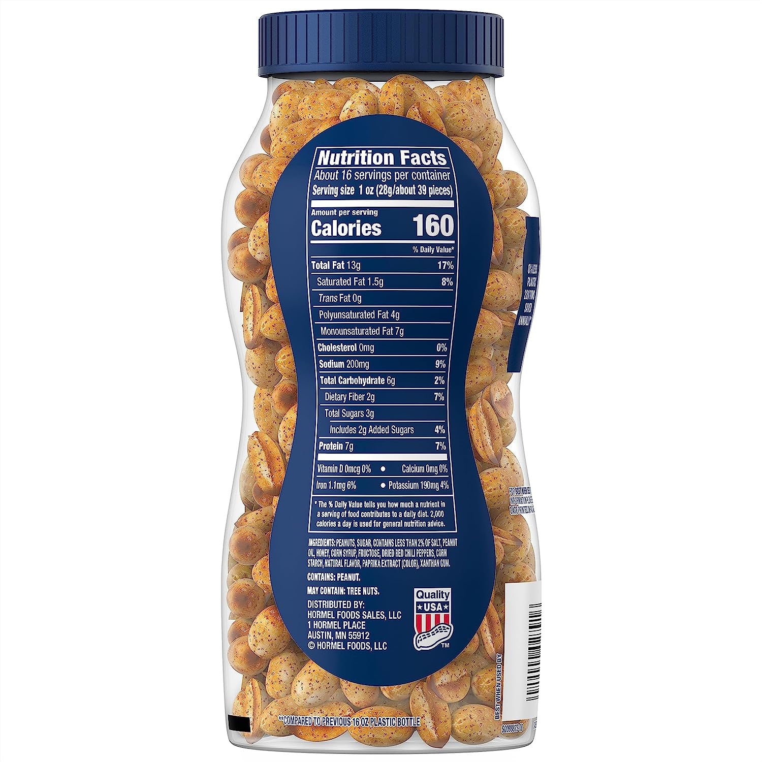 PLANTERS Sweet & Spicy Peanuts, 16 Ounce