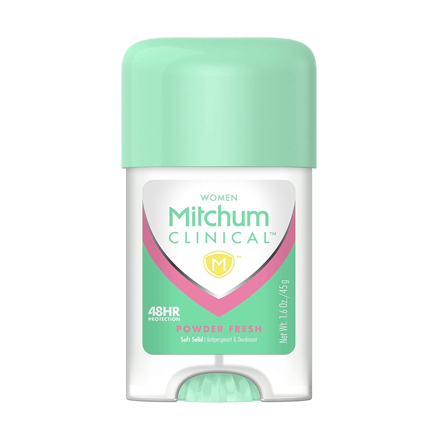 Mitchum Women'S Deodorant, Clinical, Soft, Solid Antiperspirant Deodorant, Powder Fresh, 1.6 Oz (Pack of 1)