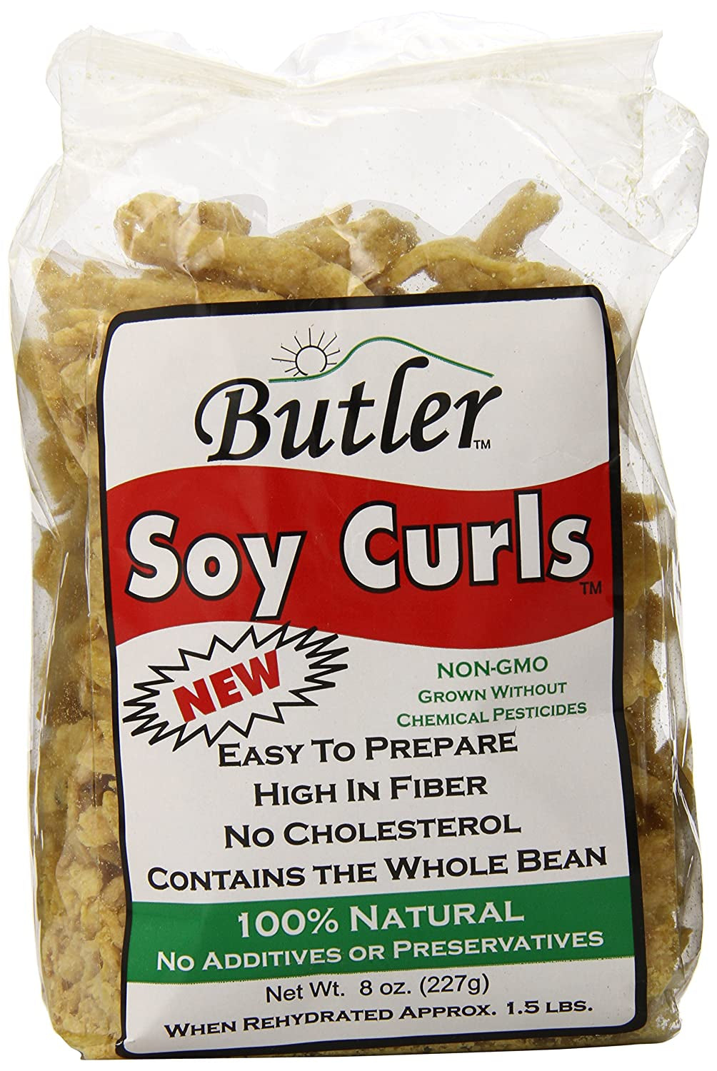 BUTLER FOODS Soy Curls, 8 OZ