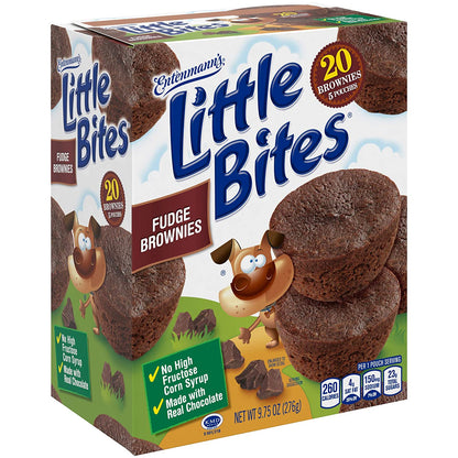 Entenmann'S Little Bites Fudge Brownie Mini Muffins 1 Pack (5 Pouches)