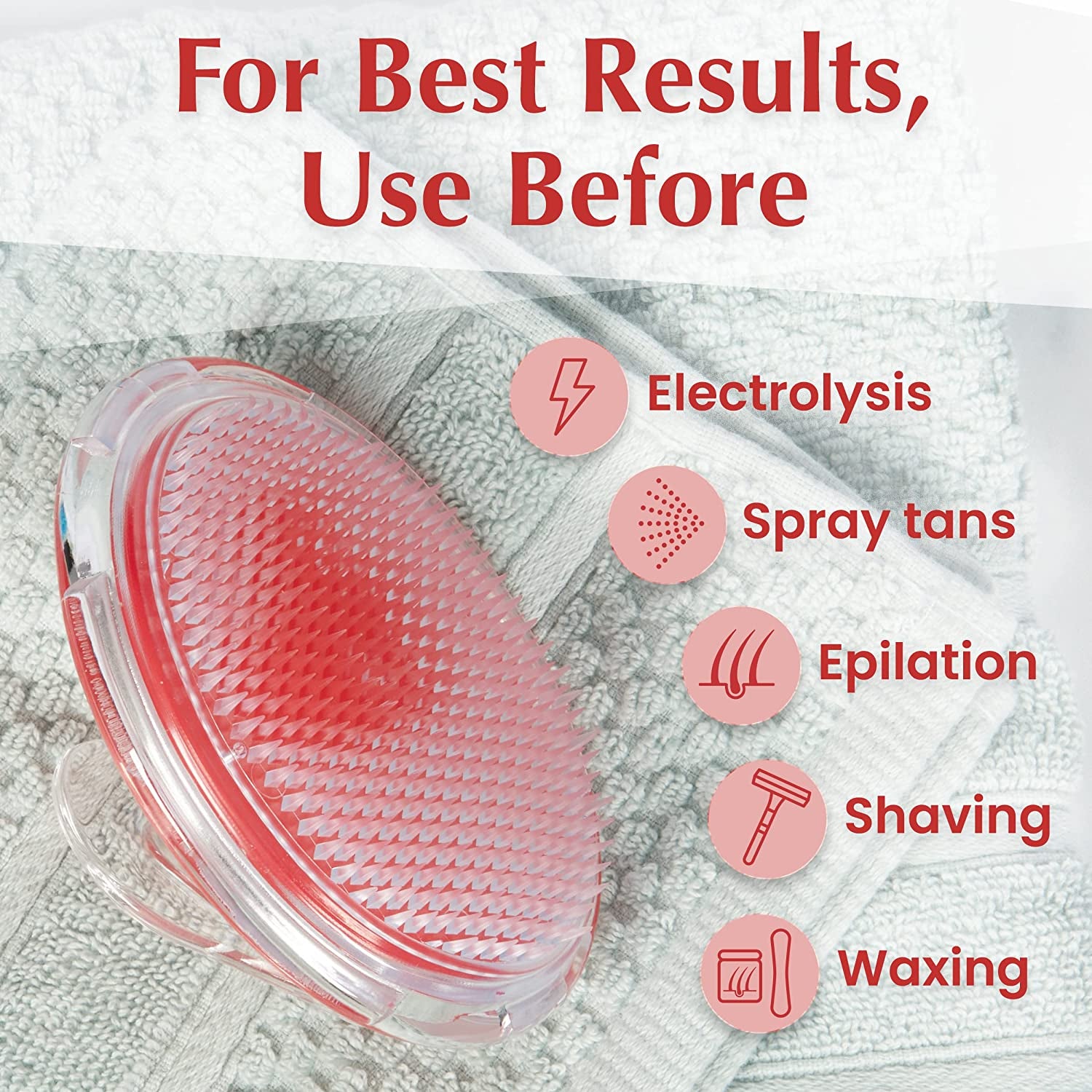 Dylonic Exfoliating Brush Razor Bumps and Ingrown Hair Treatment for Bikini Area - Eliminate Shaving Irritation for Face, Armpit, Legs, Neck, Bikini Line - Silky Smooth Skin Solution for Men and Women