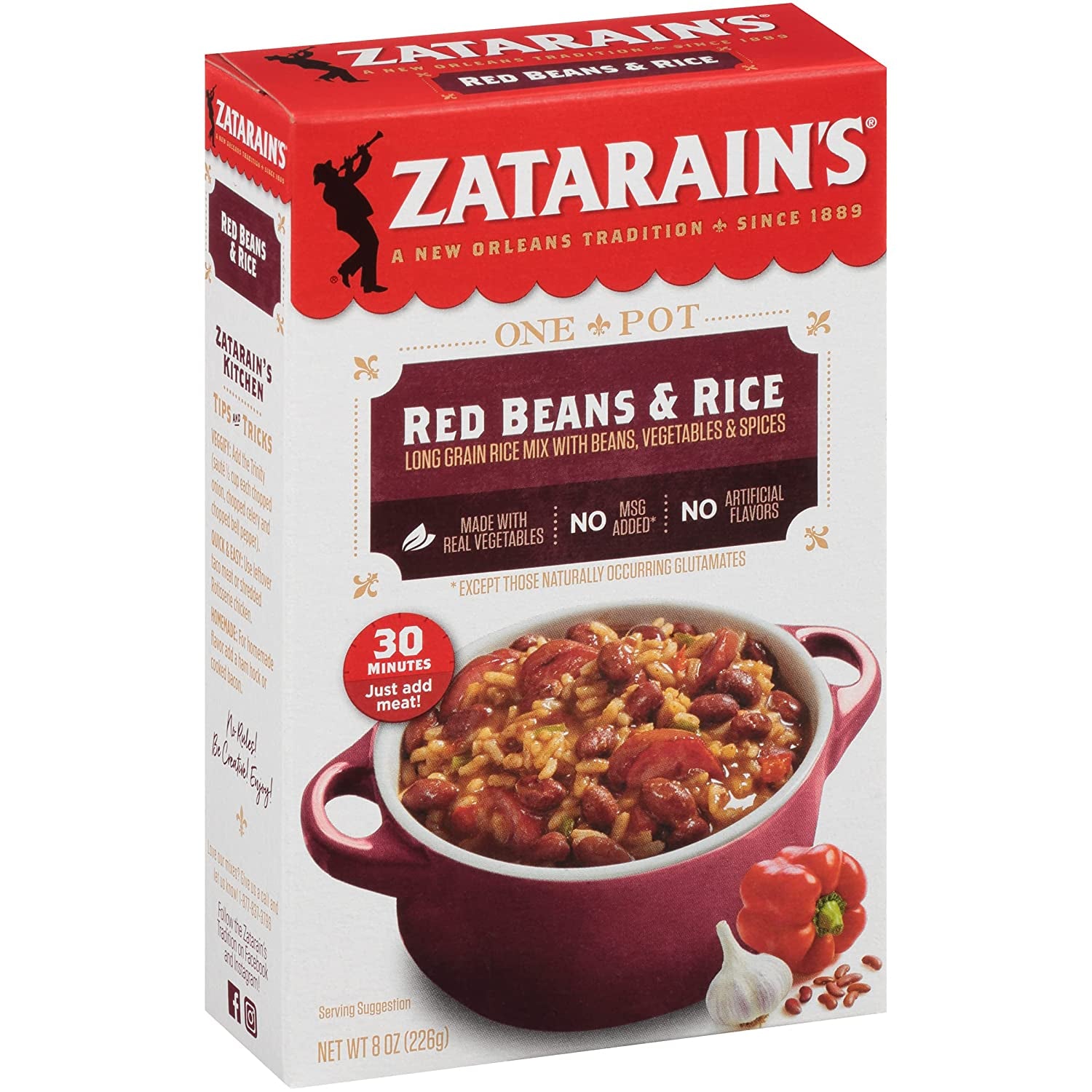 Zatarain'S Red Beans & Rice, 8 Oz