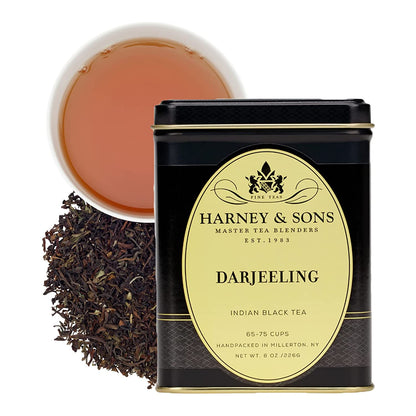 Harney & Sons Loose Leaf Black Tea, Darjeeling, 8 Ounce