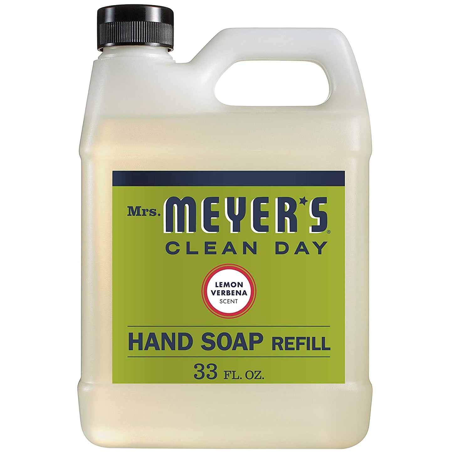 Mrs. Meyer'S Clean Day Liquid Hand Soap Refill, Cruelty Free and Biodegradable Formula, Lemon Verbena Scent, 33 Oz