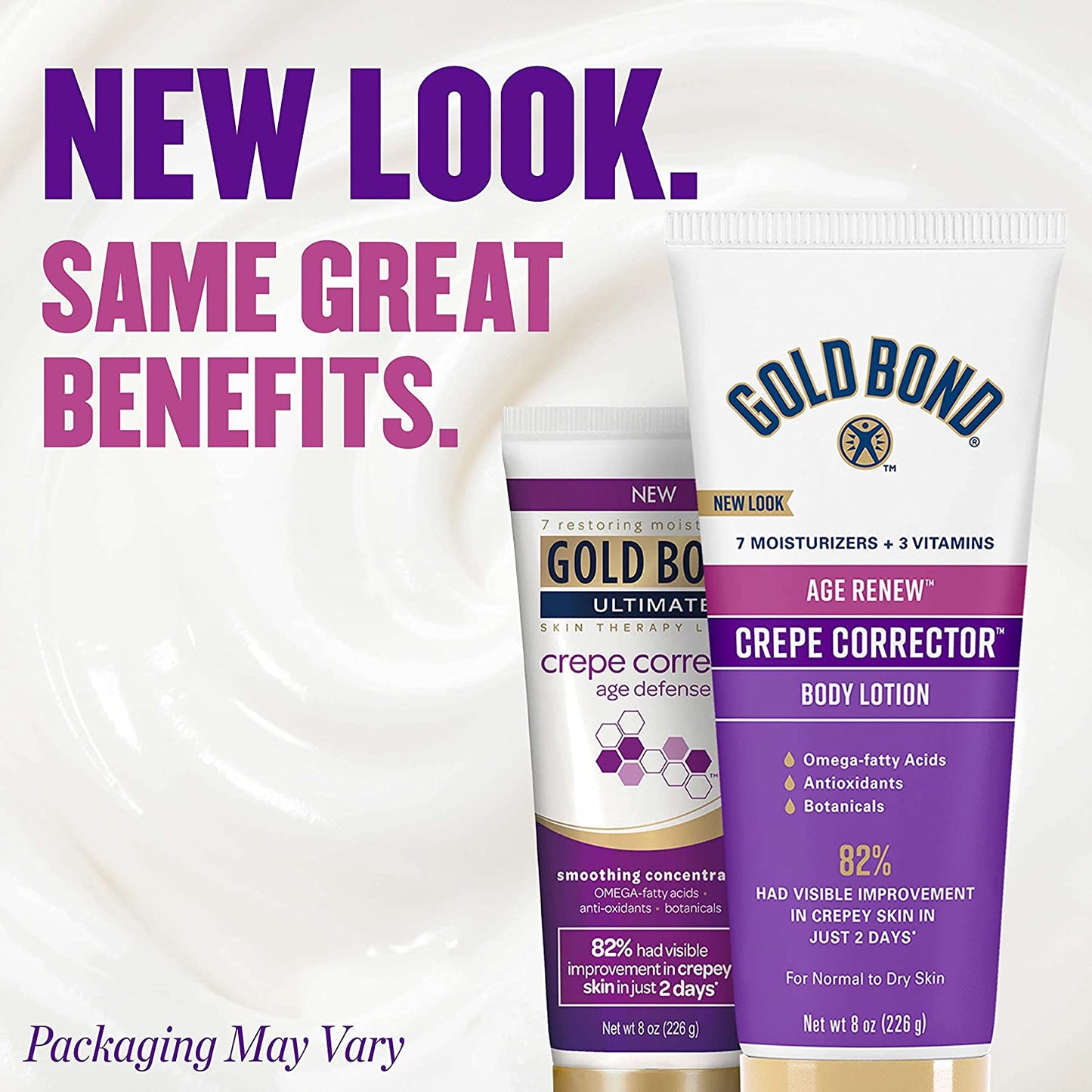 Gold Bond Age Renew Crepe Corrector Body Lotion, Replenishing & Smoothing Formula, 8 Oz.