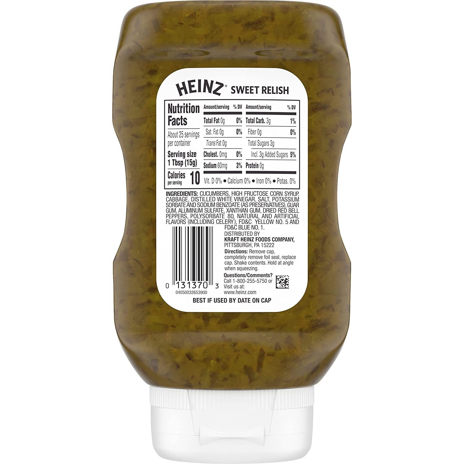 Heinz Sweet Relish (12.7 Fl Oz Bottle)