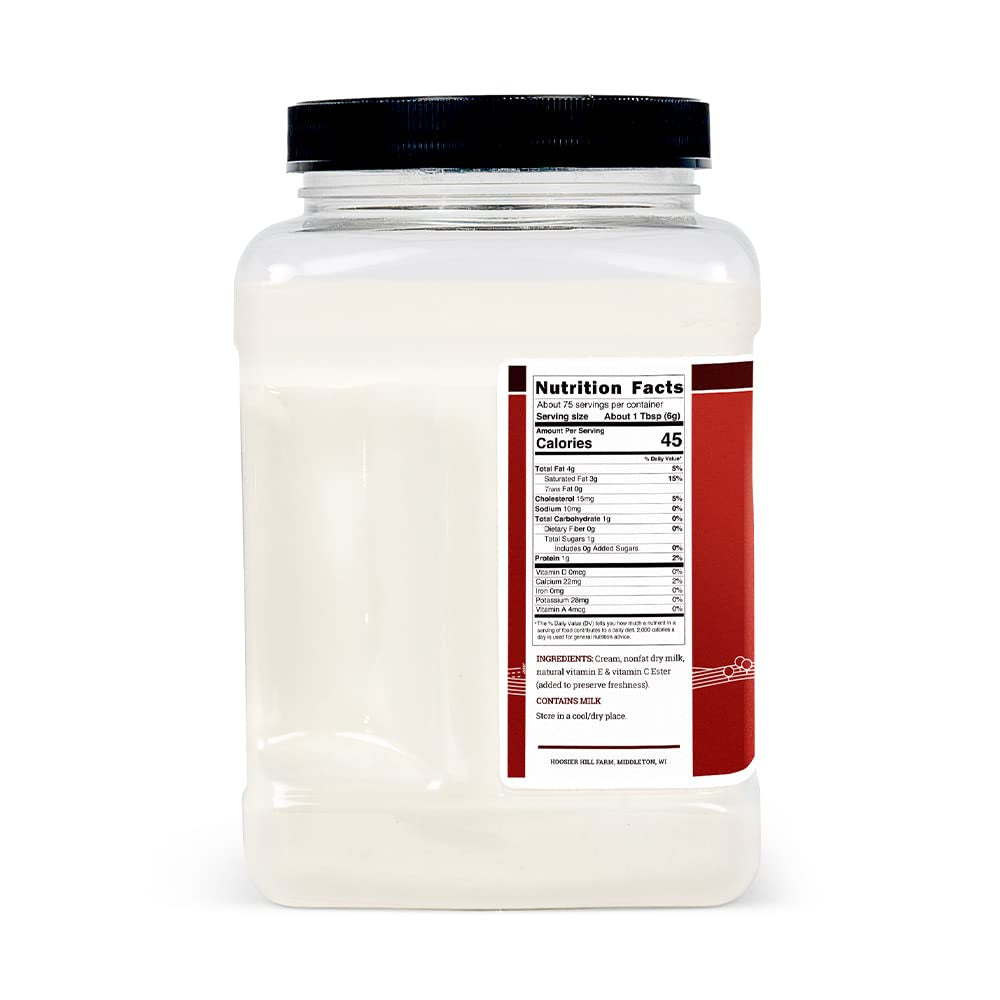 Hoosier Hill Farm Heavy Cream Powder Jar, 1 Pound