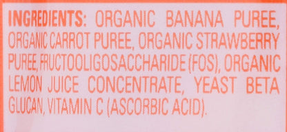 Organics Super Bellies Stage 4, Bananas Carrots & Strawberries Organic Tot Food, 4 Oz Pouch