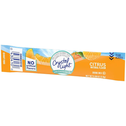 Crystal Light Sugar-Free Energy Citrus On-The-Go Powdered Drink Mix 10 Count