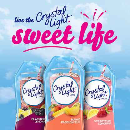 Crystal Light Sugar-Free Zero Calorie Liquid Water Enhancer - Mango Passionfruit Water Flavor Drink Mix (1.62 Fl Oz Bottle)