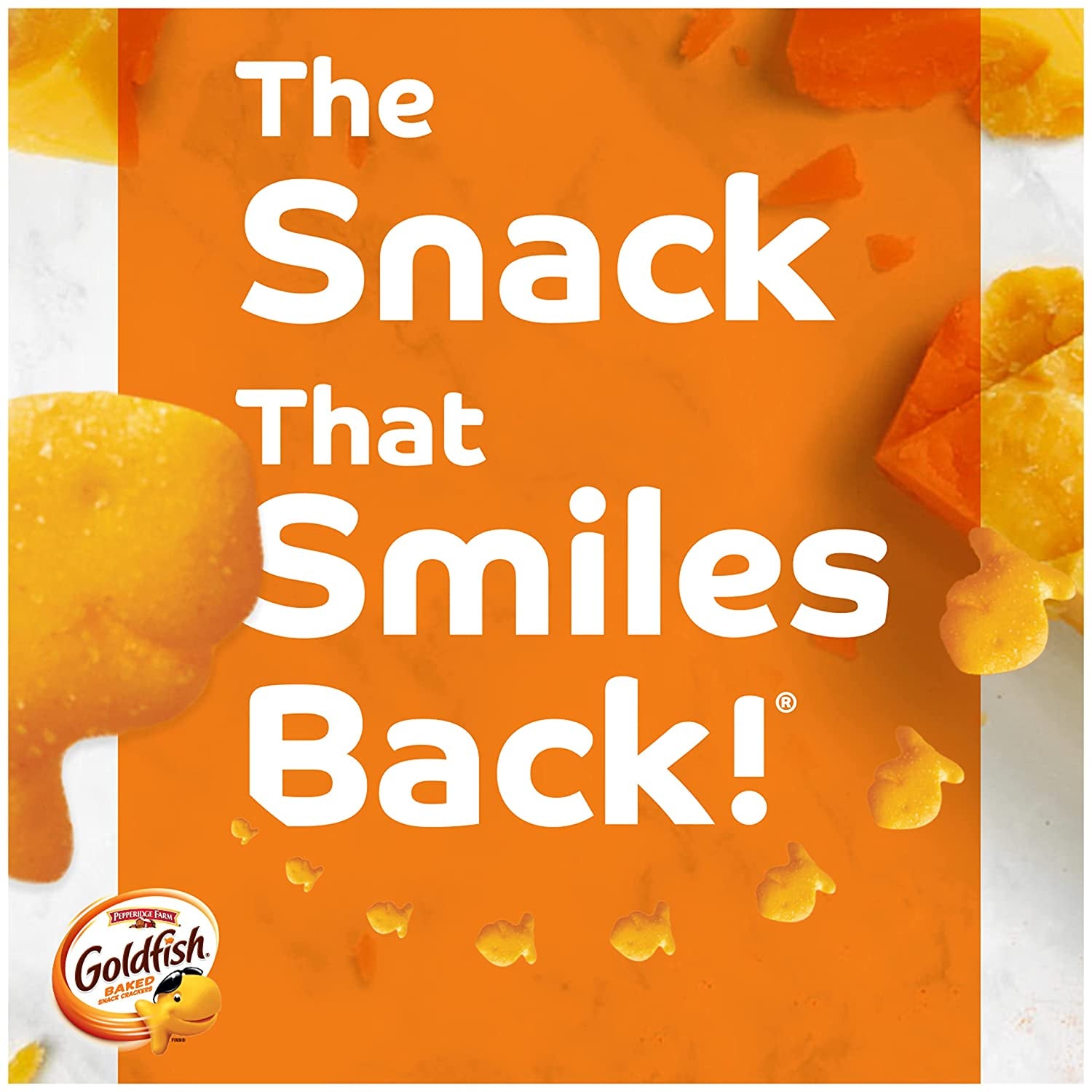 Goldfish Crackers Big Smiles Variety Pack with Cheddar, Colors, and Pretzels, Snack Packs, 30 Ct