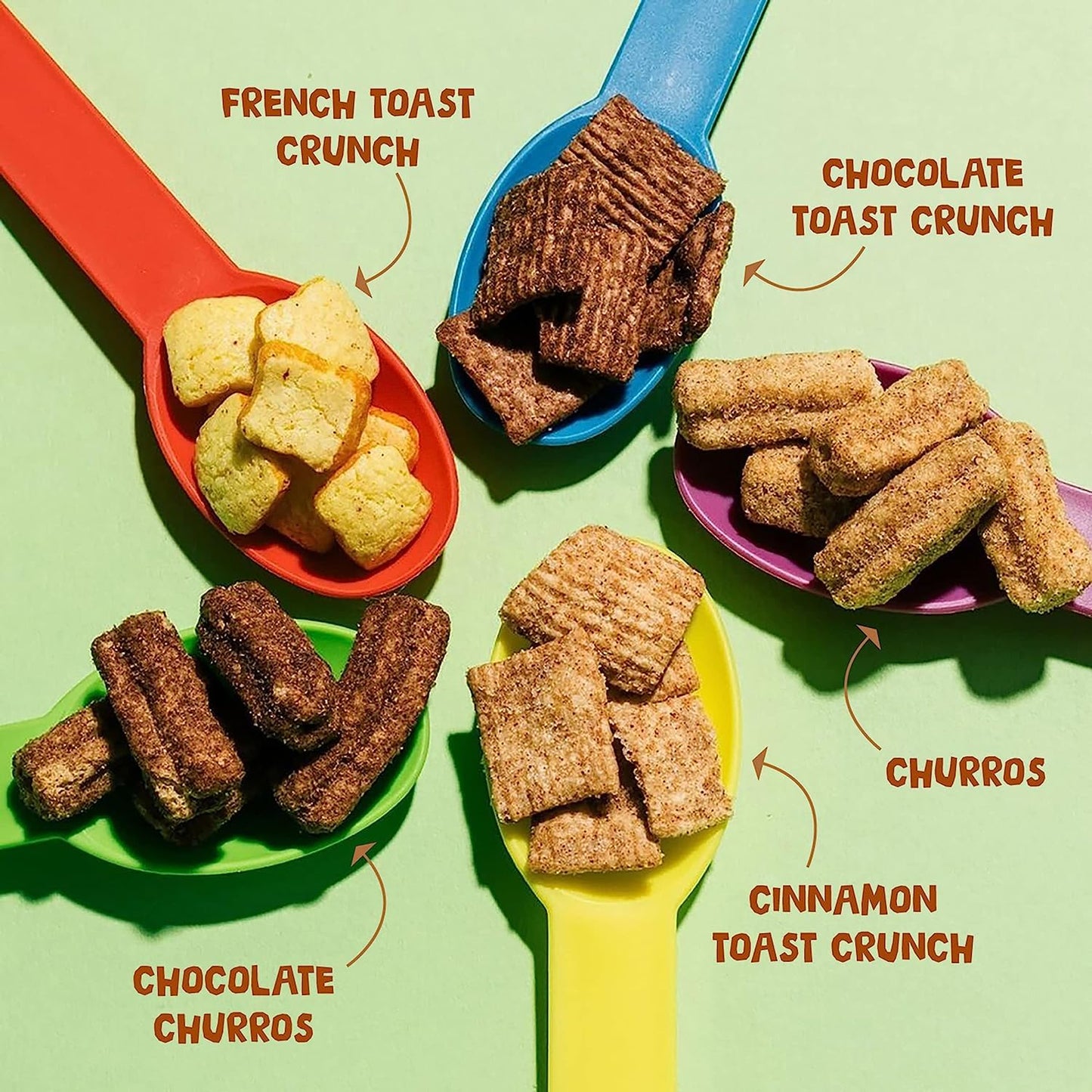 General Mills Churros Cinnamon Toast Crunch Breakfast Cereal, Crispy Cinnamon Cereal, 11.9 OZ Cereal Box