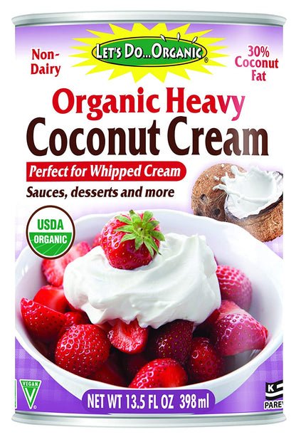 Let'S Do...Organic Heavy Coconut Cream, 13.5 Ounce Can, White