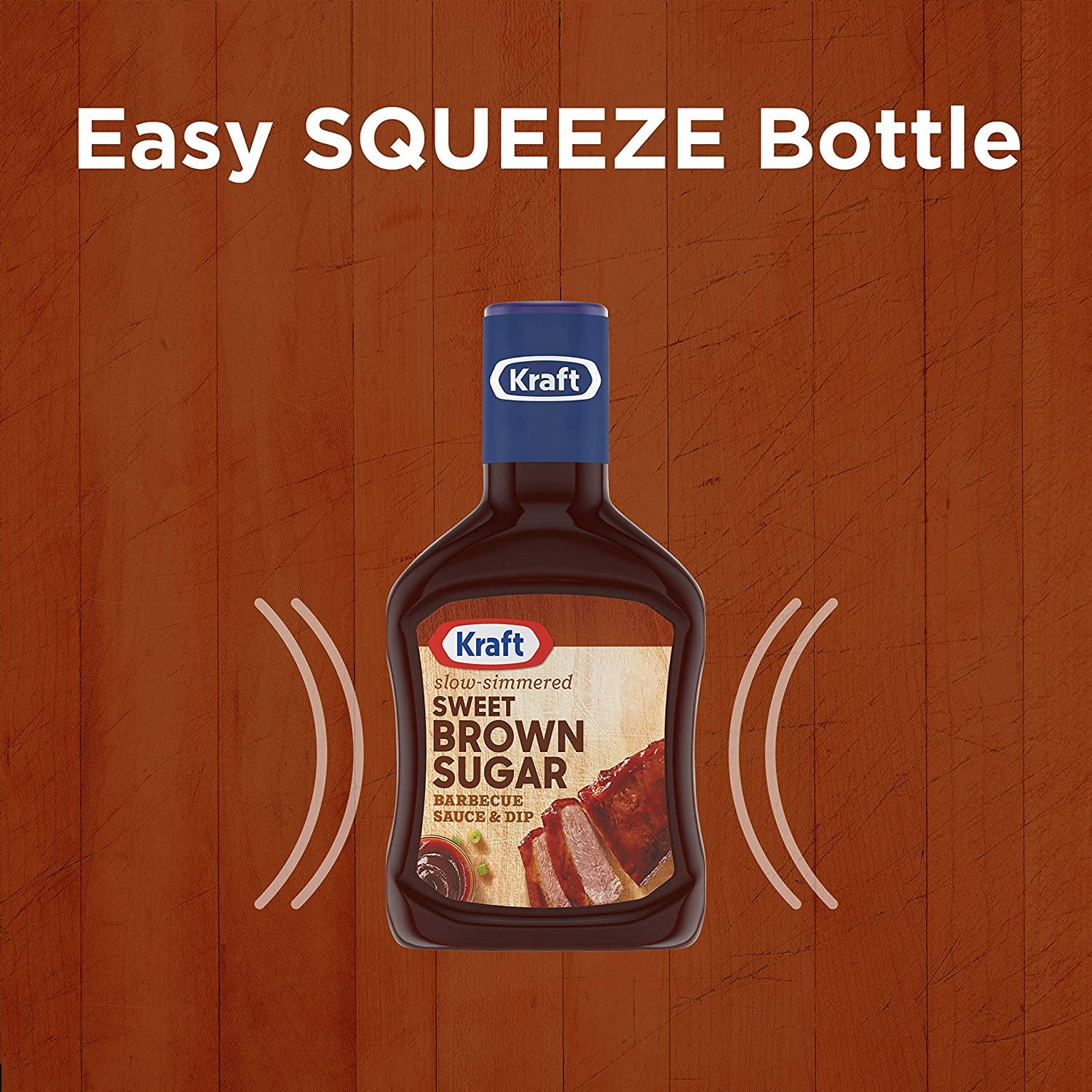 Kraft Sweet Brown Sugar Slow-Simmered Barbecue Sauce, 18 Oz Bottle