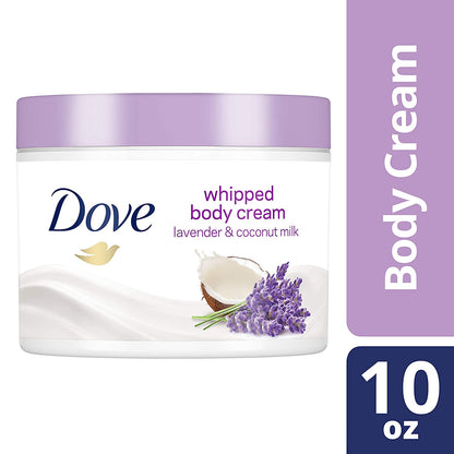 Dove Whipped Lavender and Coconut Milk Body Cream 10 Oz