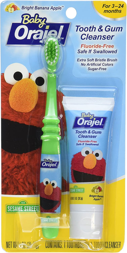 Orajel Baby Tooth/Gum Cleanser Set (Pack of 2)