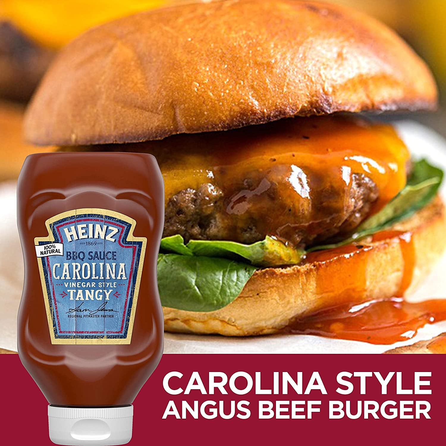 Heinz Carolina Vinegar Style Tangy BBQ Sauce (18.6 Oz Bottle)