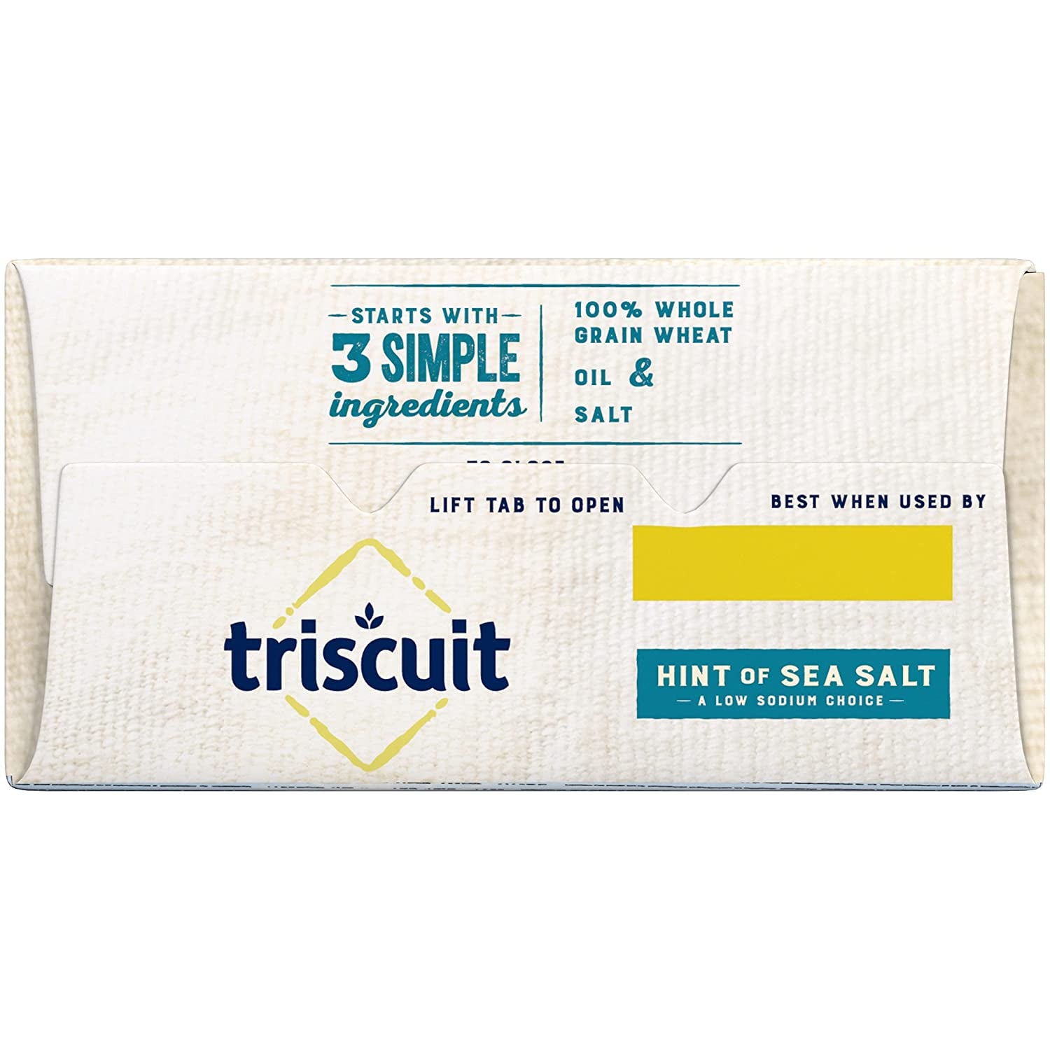 Triscuit Hint of Sea Salt Whole Grain Wheat Crackers, Vegan Crackers, 8.5 Oz