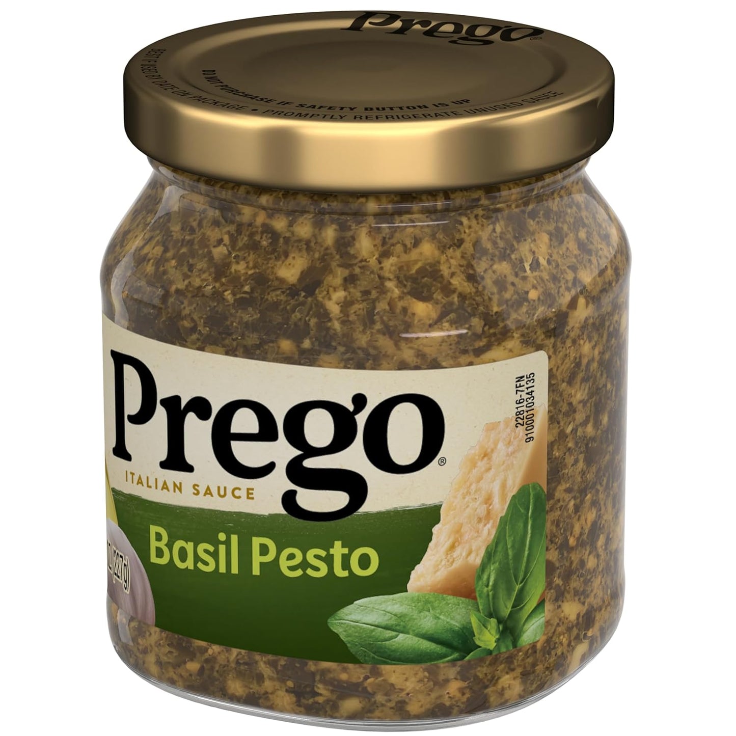 Prego Basil Pesto Sauce, 8 Oz Jar