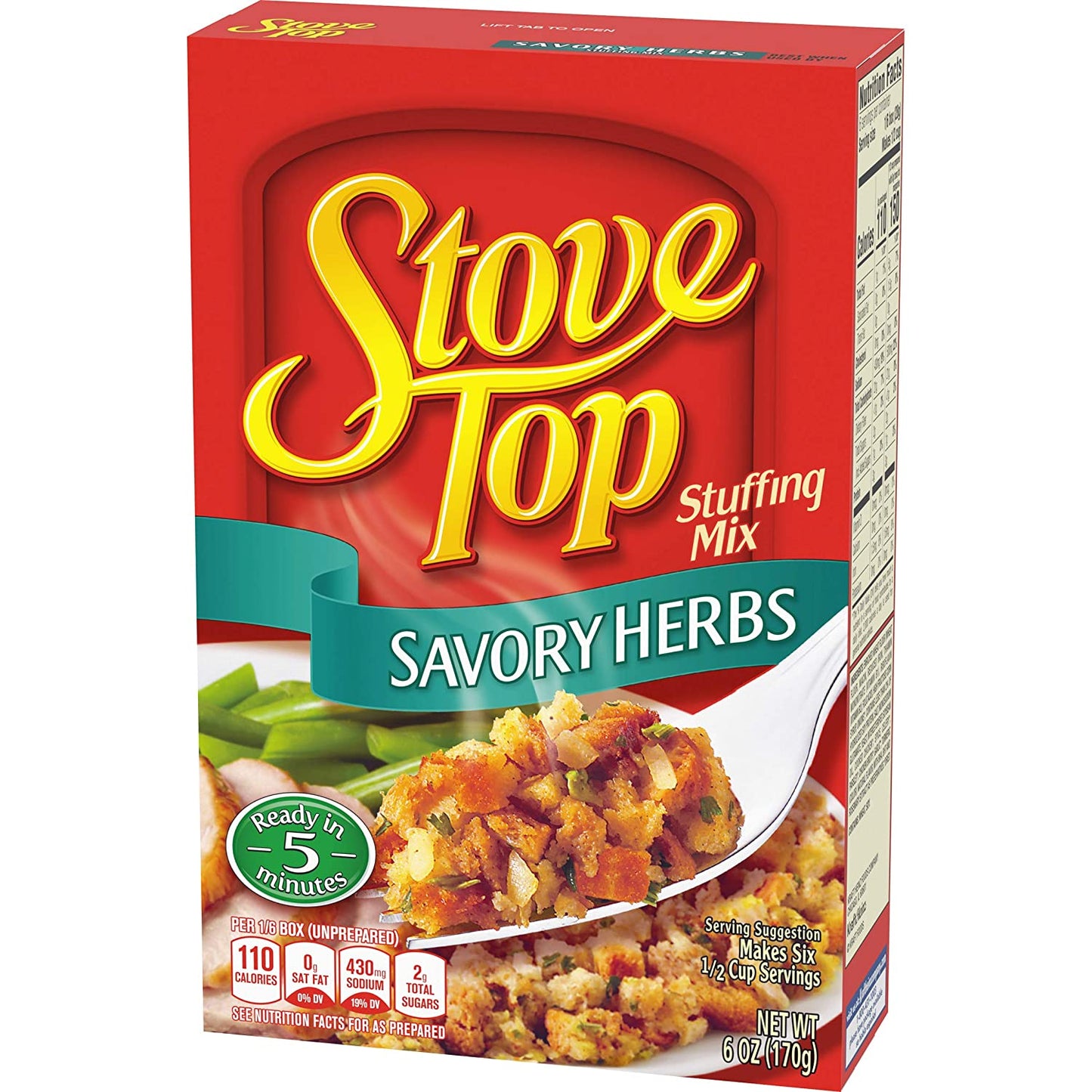 Stove Top Savory Herb Stuffing Mix (6 Oz Box)